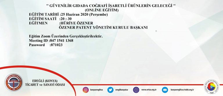 ”Güvenilir Gıdada Coğrafi İşaretli Ürünlerin Geleceği ”