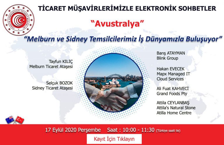 Ticaret Müşavirlikleri ile Elektronik Sohbetler ”Avustralya”