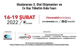 “HORECA FAIR Uluslararası 3. Otel Ekipmanları ve Ev Dışı Tüketim Fuarı”