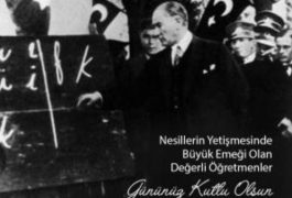 24 Kasım Öğretmenler Günü Kutlama Mesajı