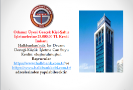 Halkbank’tan Küçük İşletme Cansuyu Kredisi verilmeye başlandı