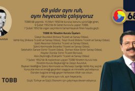 TOBB 68 YAŞINDA