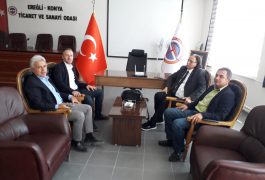 Ereğli Eğitim Fakültesi Yönetiminin Odamıza Ziyareti