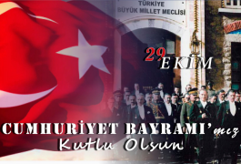 Cumhuriyetimizin 96.Yıldönümü Kutlu Olsun