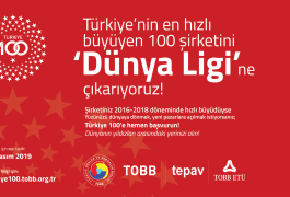 TOBB TÜRKİYE 100 YARIŞMASI DÜZENLENECEK