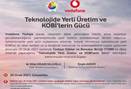 Teknolojide Yerli Üretim ve KOBİ’lerin Gücü Webinarı ve B2B Etkinliği