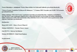 ” Ticaret Müşavirlikleri İle Elektronik Sohbetler Kanada ”